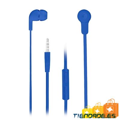 NGS Auriculares metlicos cplano 1.2m Azul