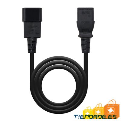 Nanocable Cable Alimentacion CPU, C13/H-C14/M, 3.M