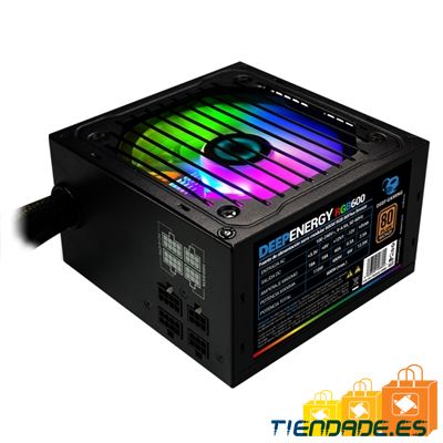 Deepgaming Fuente Alimentacion 600 W 80+Bronze