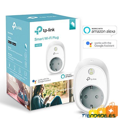 TP-LINK HS100 Smart Plug WiFi Amazon Alexa, Google Home Enchufe Inteligente