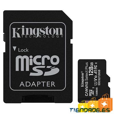 Kingston SDCS2/128GB microSD XC clase 10 128GB c/a