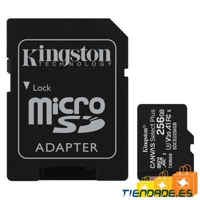 Kingston SDCS2/256GB microSD XC clase 10 256GB c/a