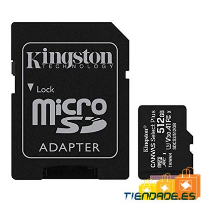 Kingston SDCS2/512GB microSD XC clase 10 512GB c/a