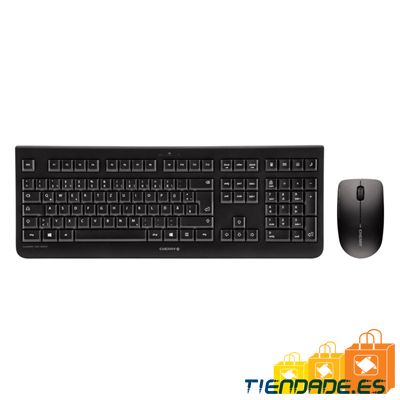 Cherry Teclado+Ratn Inalmbrico Ingls DW3000 Neg