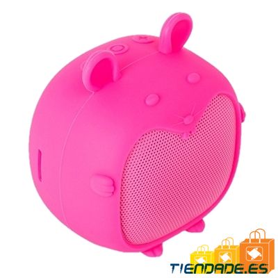 SPC Altavoz Bluetooth Sound Pups 3W MicroSD Rosa