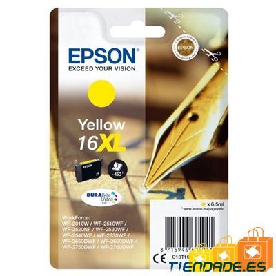 Epson Cartucho T1634XL Amarillo