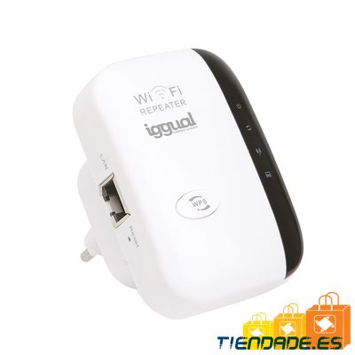 iggual Repetidor WiFi 300 Mbps RW-N300-AP/R