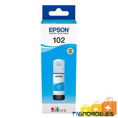 Epson Botella Tinta Ecotank 102 Cyan