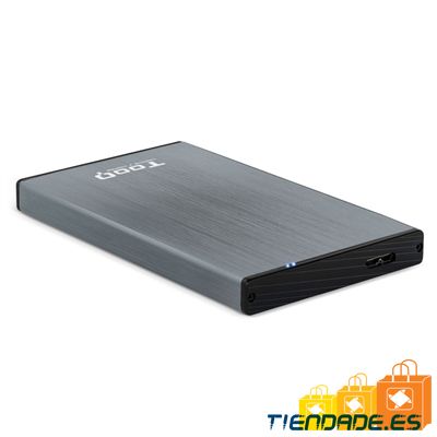 Tooq TQE-2527G Caja HDD 2.5" USB 3.1 Gen1/USB 3.0