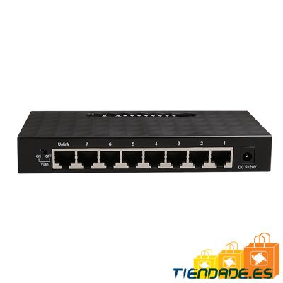 iggual GES8000 Gigabit Ethernet Switch 8x1000 Mbps