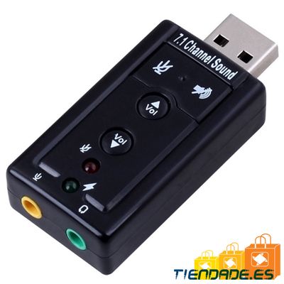 Ewent EW3762 TARJETA DE SONIDO USB 7.1