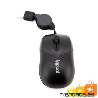 iggual Ratn retrctil COM-BASIC-800DPI negro