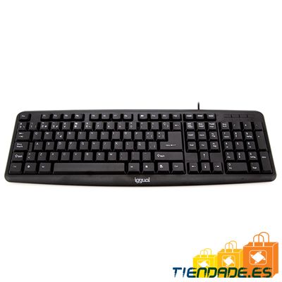 iggual Teclado estndar CK-BASIC-105T negro