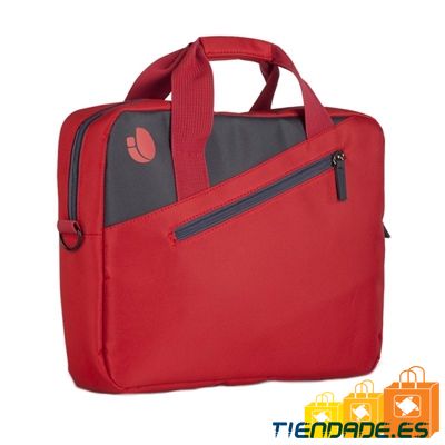 MONRAY Maletn Porttil 15,6"  Bolsillo Ext. Rojo