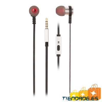NGS Auriculares metlicos cplano 1.2m Plata