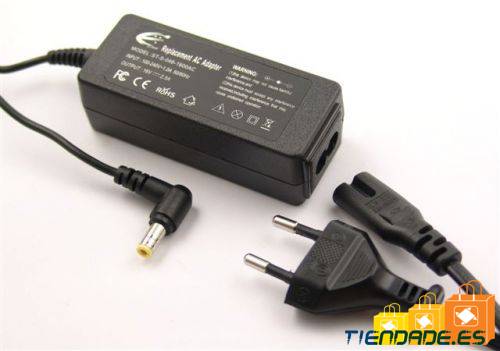 Cargador portatil, fuente de alimentacin para Sony VGN-P27H 10.5V, 1.9A, 4.8x1.7, 64360