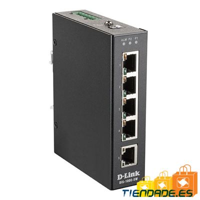 D-Link DIS-100E-5W Switch Industrial 5x10/100Mbps