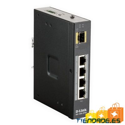 D-Link DIS-100G-5PSW Switch Industrial 4xGB 1xSFP