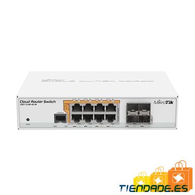 MikroTik CRS112-8P-4S-IN Switch 8xGB 4xSFP L5