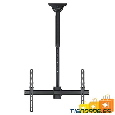 Tooq LPCE1170TSLI-B Soporte techo TV 37"-70" Negro