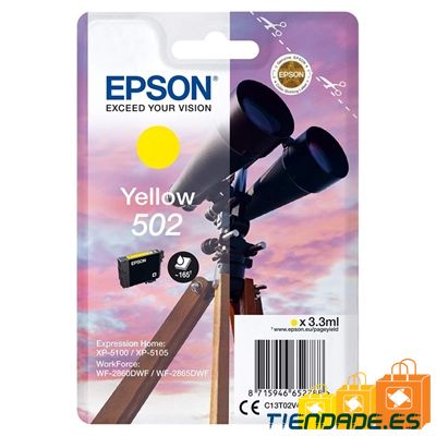 Epson Cartucho 502 Amarillo