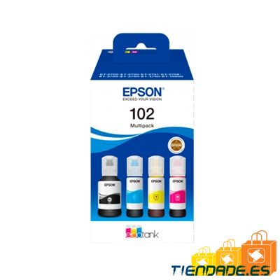 Epson Botellas Multipack Ecotank 102 4 Colores