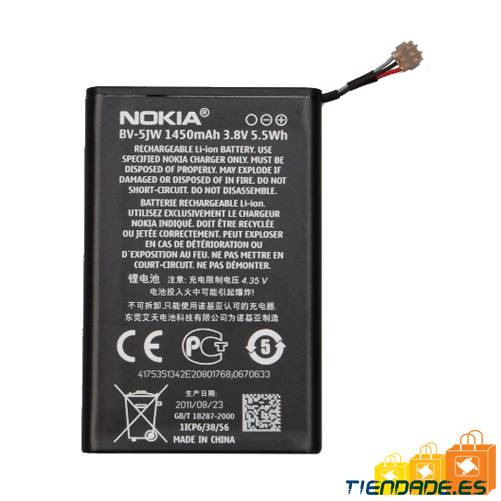 Bateria Nokia BV-5JW para N9, Lumia 800