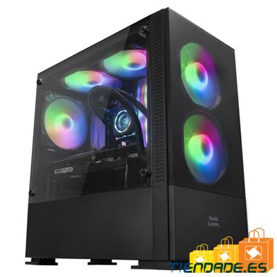 Mars Gaming Caja MCZ PREMIUM M-ATX 2X FRGB Negra