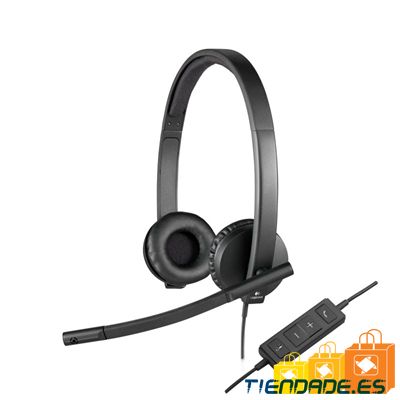 Logitech Auricular STEREO H570e USB