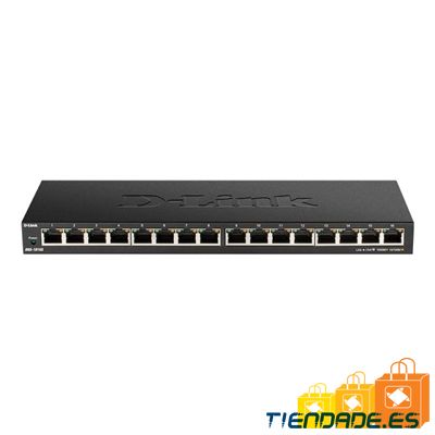 D-Link DGS-1016S Switch 16x10/100/1000Mbps GbE
