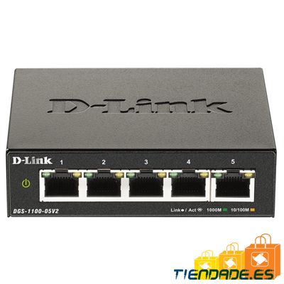 D-Link DGS-1100-05V2 Switch 5xGigabit EasySmart