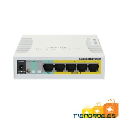 MikroTik CSS106-1G-4P-1S RB260GSP Switch 5xGB 1xSF