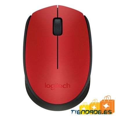 Logitech M171 Ratn Inalmbrico 1000 dpi Neg/Rojo