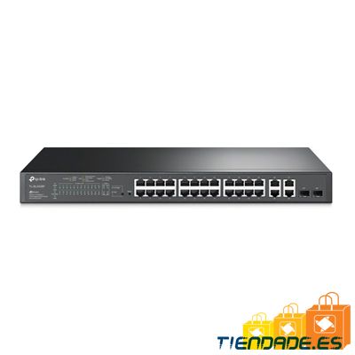 TP-Link SL2428P Switch 24x10/100Mbps PoE+ 4xGb