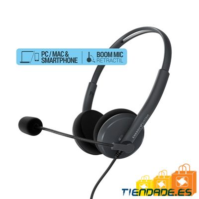 Energy Sistem Auricular Anthracite PC/Mac/Mvil