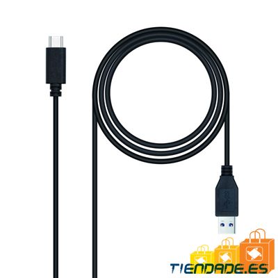 Nanocable Cable USB 3.1 Gen2 USB-C/M-A/M 0,5 M