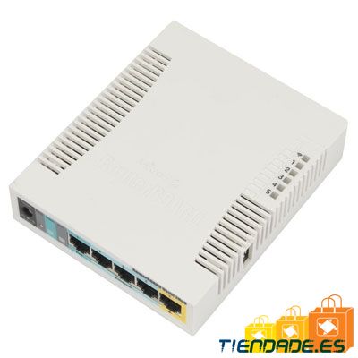 MikroTik RB951Ui-2HnD 5x10/100 2.4GHz L4