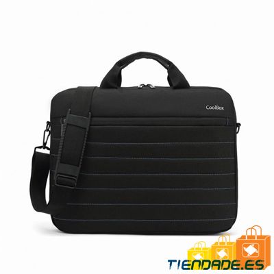 Coolbox Maletin Portatil  14" Negro-Impermeable