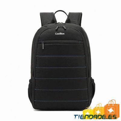 Coolbox Mochila Portatil 15.6" Negro - Impermeable