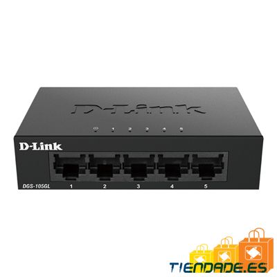 D-Link DGS-105GL Switch 5xGB Metal Plug&Play