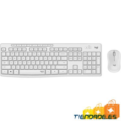 Logitech MK295 Teclado y raton inalambrico Blanco