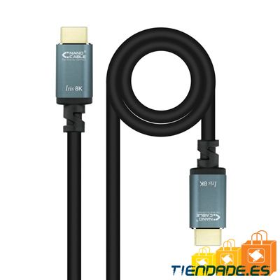 Nanocable Cable HDMI 2.1 IRIS 8K M/M, 2 metros