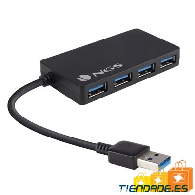 NGS IHUB3.0 HUB 4 puertos USB 3.0