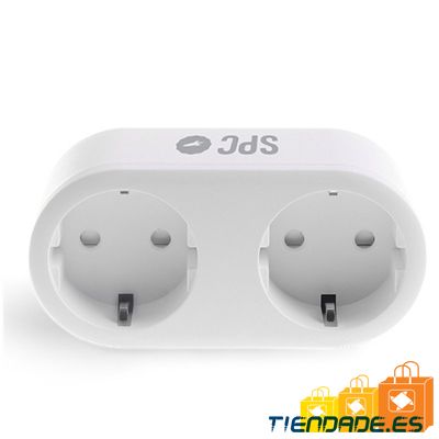 SPC Clever Plug Dual WiFi Enchufe Inteligente