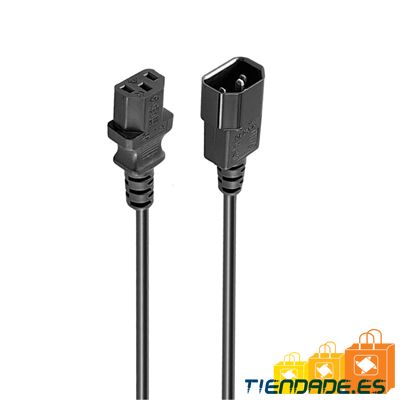 Ewent Cable alimentacin VDE C14-C13, M/F, 1.80 m