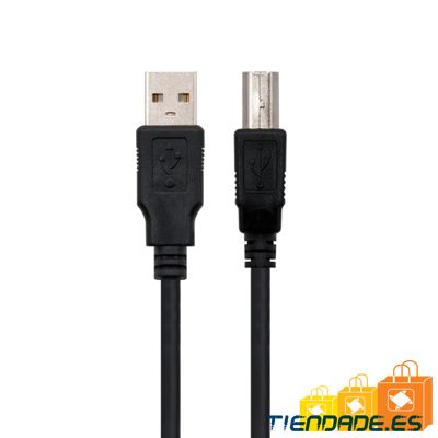 Ewent Cable USB 2.0  "A" M a "B" M 1,8 m