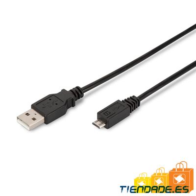 Ewent Cable USB 2.0  "A" M a Micro "B" M 1,8 m