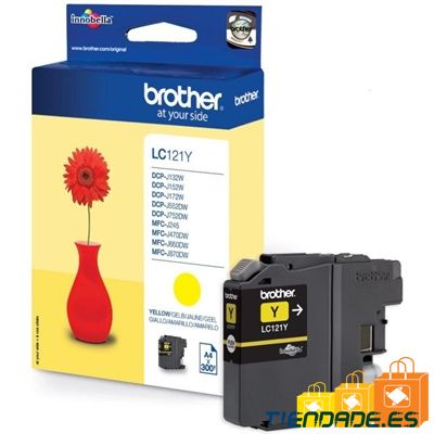 Brother Cartucho LC121YBP Amarillo Blister