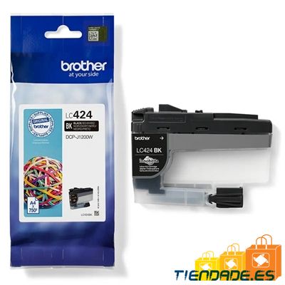 Brother Cartucho LC424BK Negro