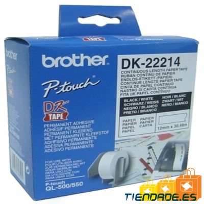 Brother Cinta DK22214 Papel Trmico Continuo 12mm